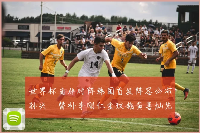 世界杯南非对阵韩国首发阵容公布孙兴慜替补李刚仁金玟哉黄喜灿先发